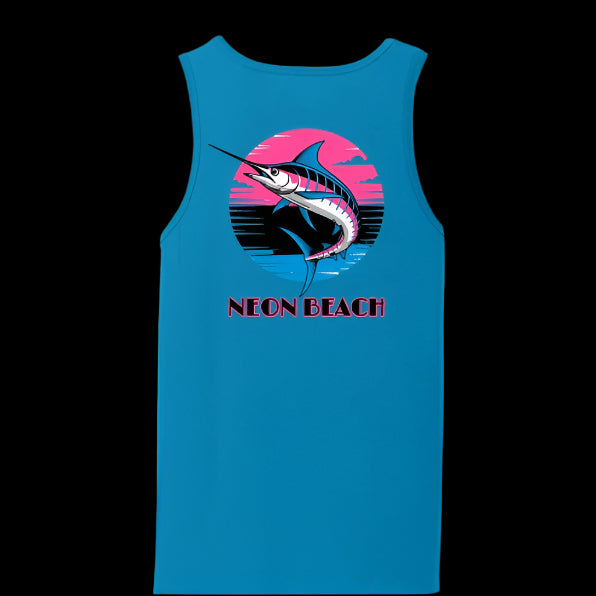 Neon Blue - BACK