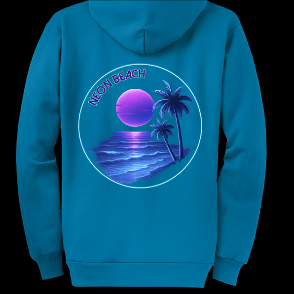 Neon Blue - BACK