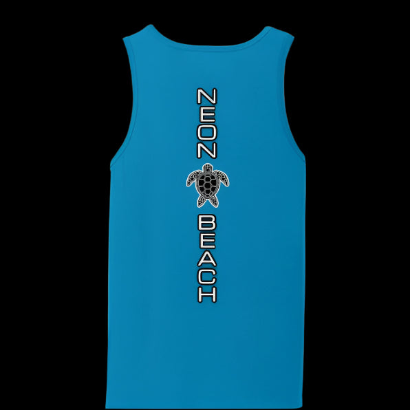 Neon Blue - BACK