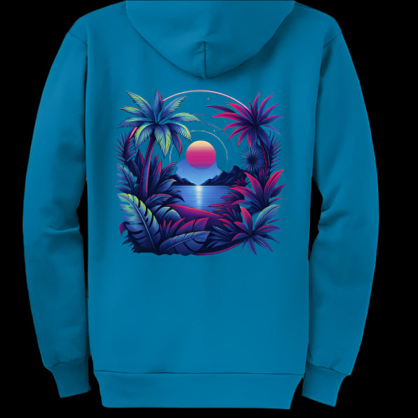 Neon Blue - BACK