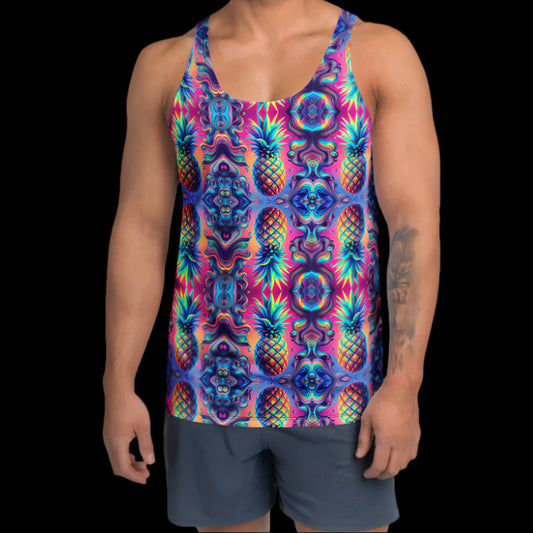 ELECTRIC PINEAPPLE by WILD PRINTZ