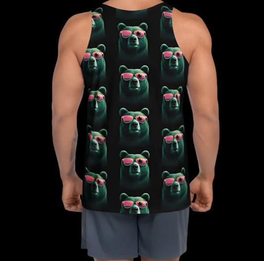 BEACH BEAR by WILD PRINTZ