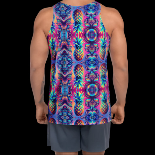 ELECTRIC PINEAPPLE by WILD PRINTZ