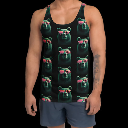 BEACH BEAR by WILD PRINTZ